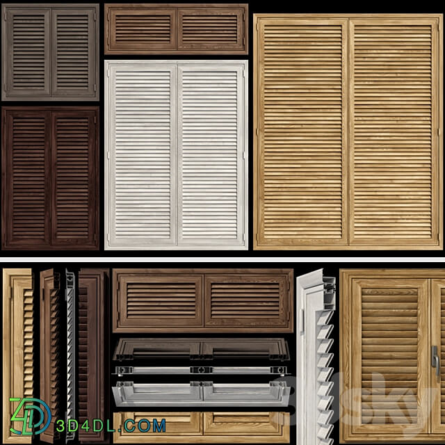 Shutter system for windows and doors