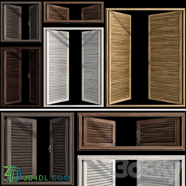 Shutter system for windows and doors