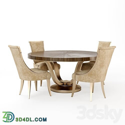 Table Chair Schnadig Avondale set 2 