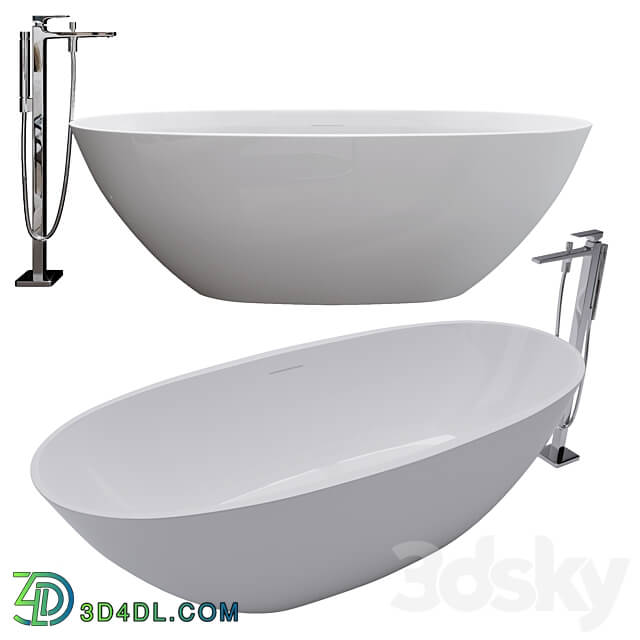 Free Standing Bath Wila I Marmorin