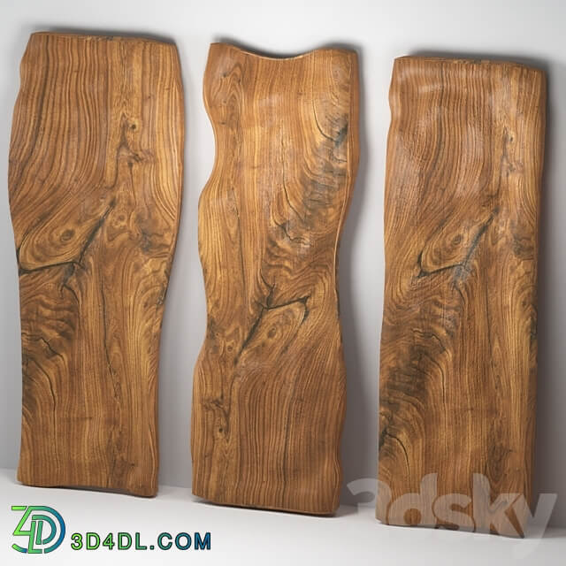 Other decorative objects Wooden slabs