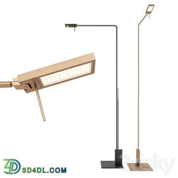 Italian Floor Lamp Viabizzuno Roy Lettura Diffusa and Spot 