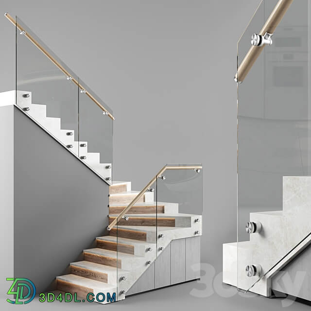 Modern interior stair