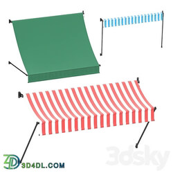 Rolled awning 