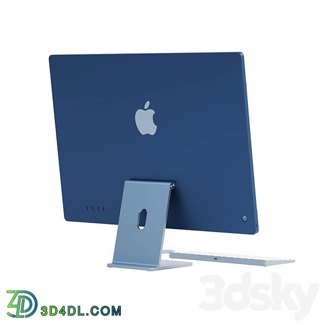 Apple iMac 24 2021 PC other electronics 3D Models