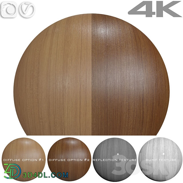 Seamless textures TEAK 3D Models