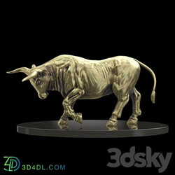 Bull sculpture 