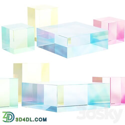 020 Multi colored Pearl custom coffee table 03 