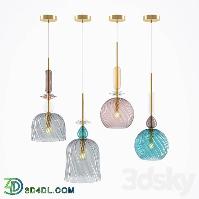 Pendant light THELIGHTS BELLA lamp set