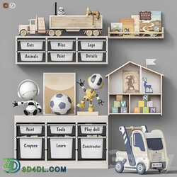 Toys and furniture set 108 Miscellaneous 3D Models 