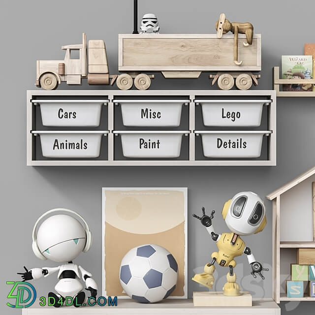 Toys and furniture set 108 Miscellaneous 3D Models