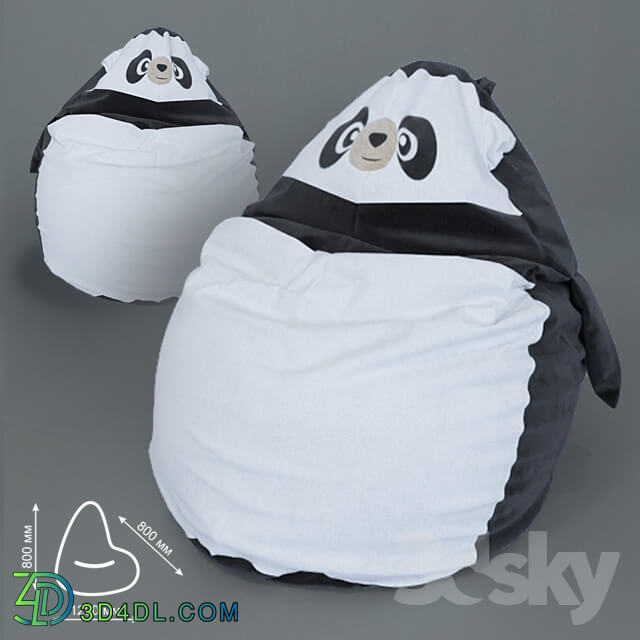 Miscellaneous Armchair bag quot Panda quot 