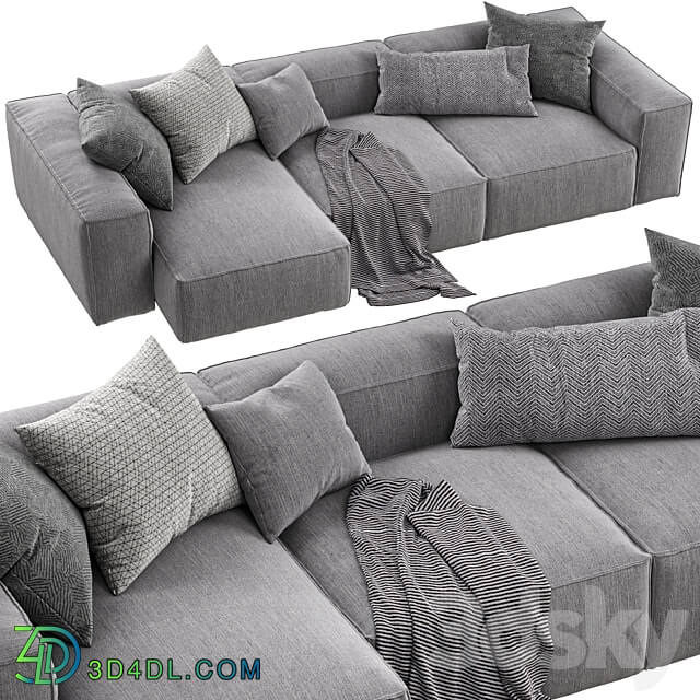 Bolia Cosima 3 seat chaise longue sofa 