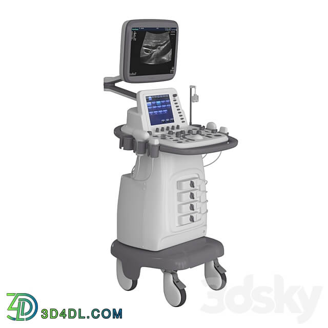 Ultrasound machine SonoScape S20Exp 3D Models