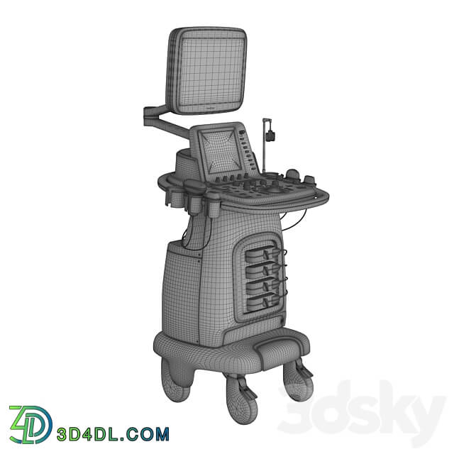 Ultrasound machine SonoScape S20Exp 3D Models