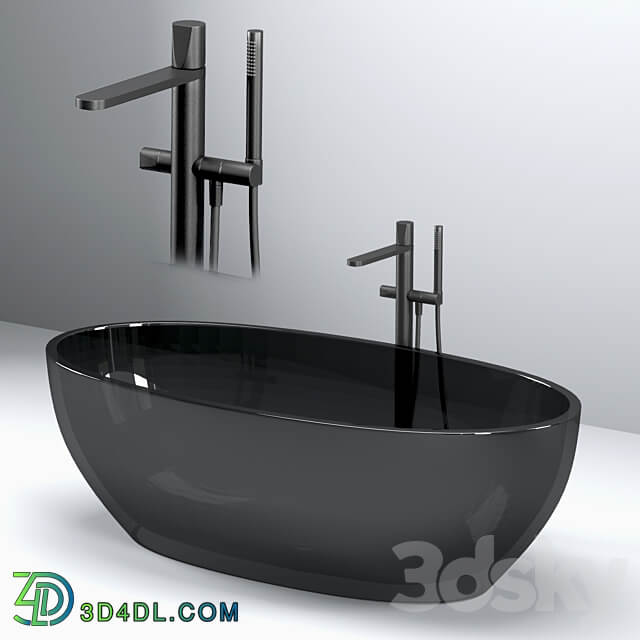 ANTONIO LUPI baths with faucets set 1 3D Models 3DSKY