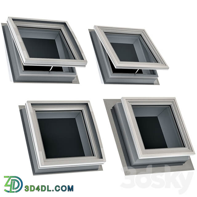 Roof window hatch aerator dormer attic skylights