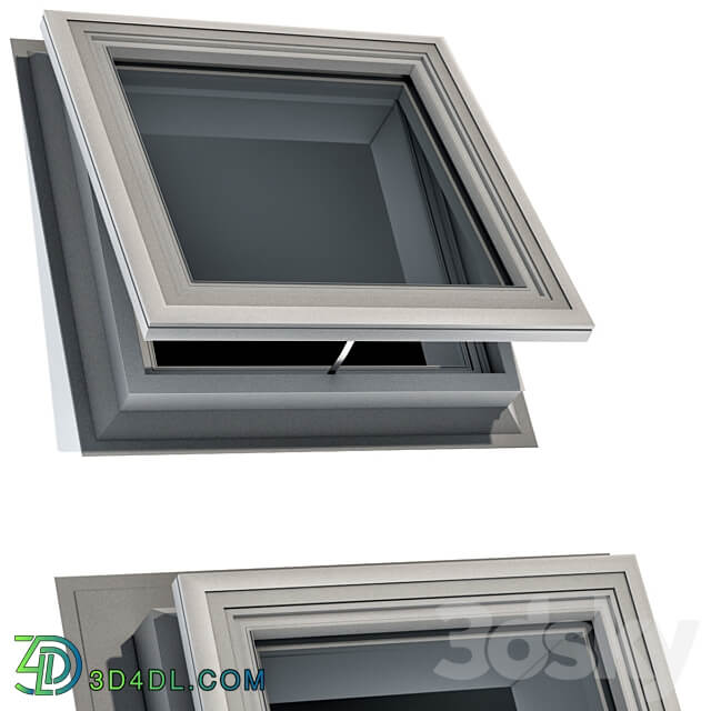 Roof window hatch aerator dormer attic skylights