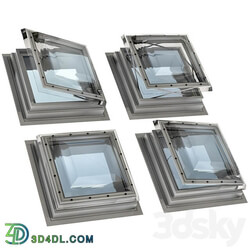 Roof window hatch aerator dormer attic skylights 