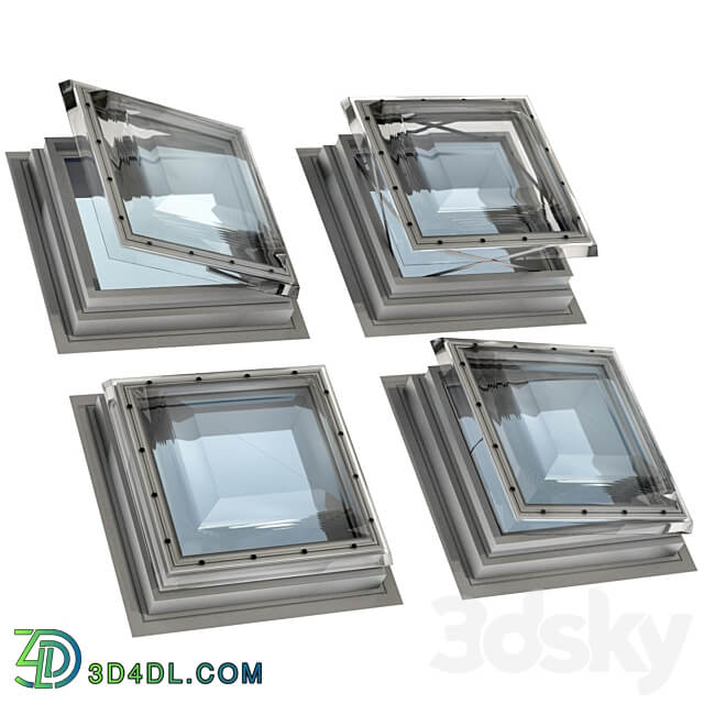 Roof window hatch aerator dormer attic skylights