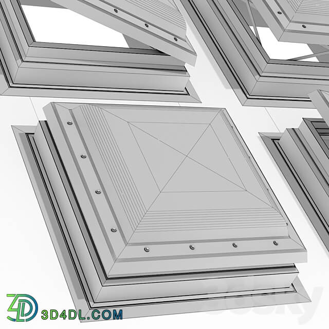 Roof window hatch aerator dormer attic skylights