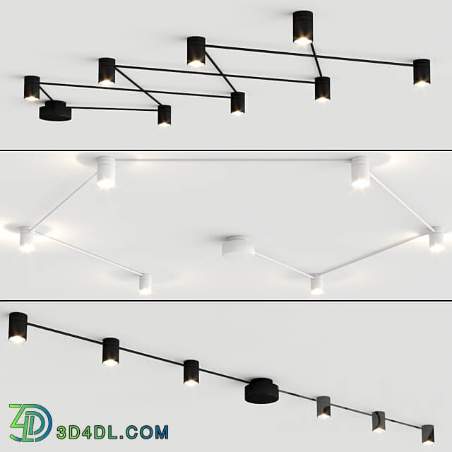 PIVOT By AXOLIGHT Ceiling lamp 3D Models 3DSKY