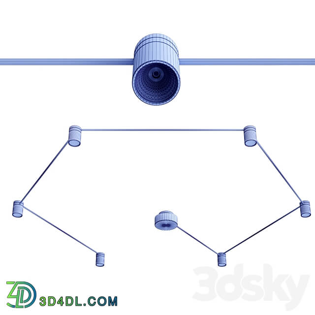 PIVOT By AXOLIGHT Ceiling lamp 3D Models 3DSKY