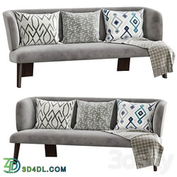 Minotti large sofa 3D Models 3DSKY 