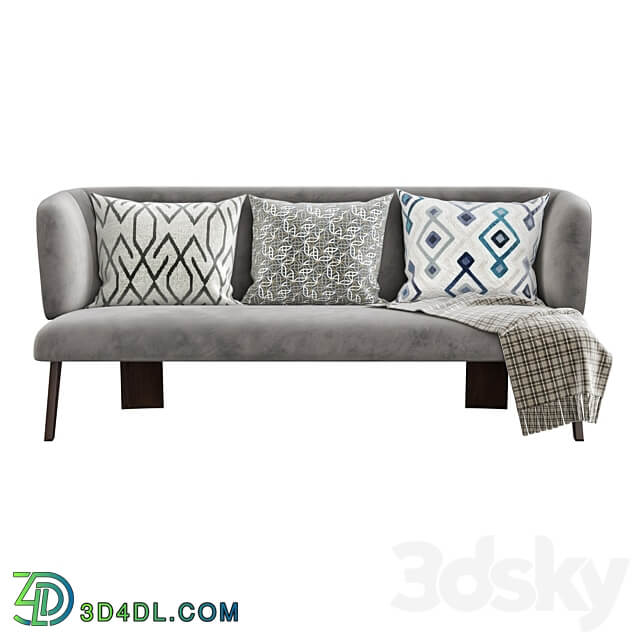 Minotti large sofa 3D Models 3DSKY