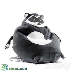 Bean bag DreamBag Raccoon Miscellaneous 3D Models 3DSKY 