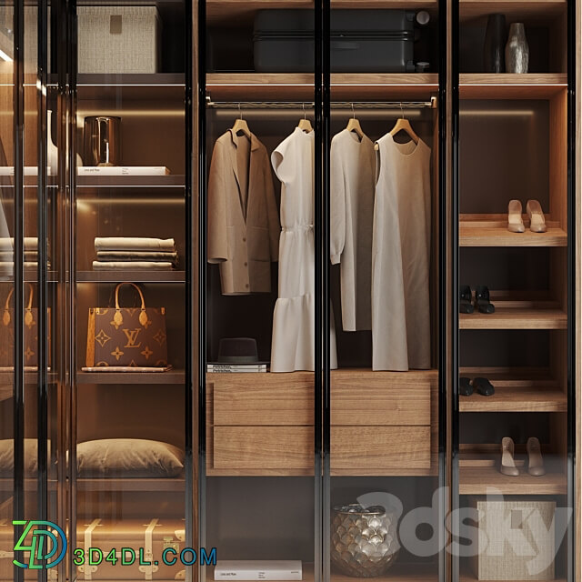 Pianca milano wardrobes Wardrobe Display cabinets 3D Models 3DSKY