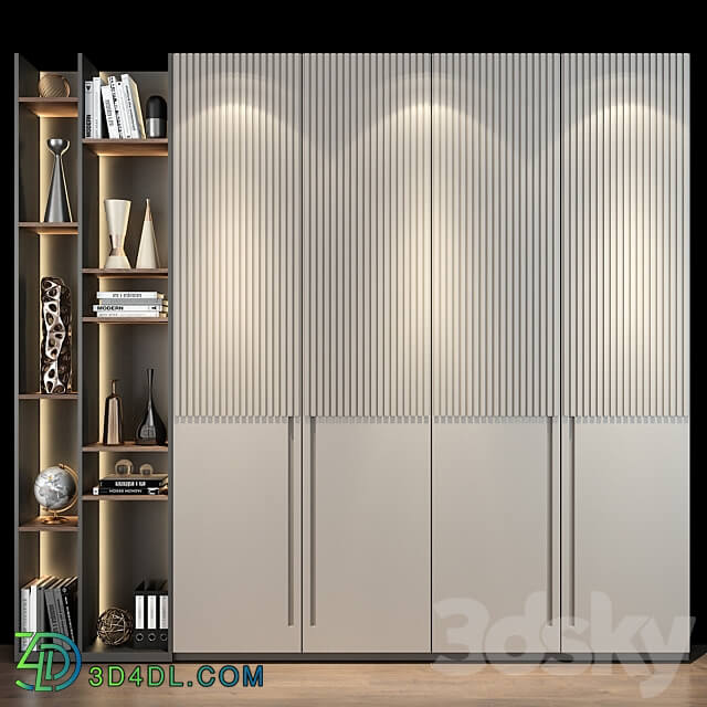 Furniture composition 164 Wardrobe Display cabinets 3D Models 3DSKY