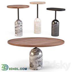 Porada Ekero Coffee and Side Tables 3D Models 3DSKY 