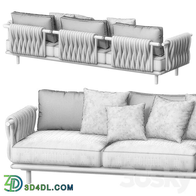 Eden sofa by Roda 3D Models 3DSKY