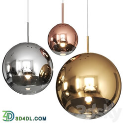 Mirror Ball by Tom Dixon Pendant Lamp Pendant light 3D Models 3DSKY 