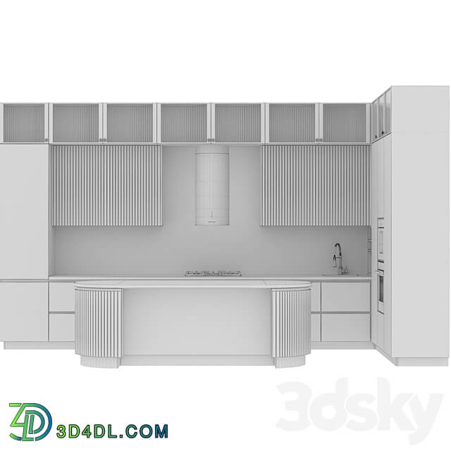 kitchen modern47 Kitchen 3D Models 3DSKY