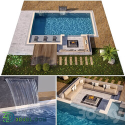 Swimming pool 2 Other 3D Models 3DSKY 