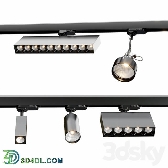 AQFORM TRACK LIGHT COLLECTION 3D Models 3DSKY