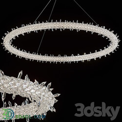 Chandelier Lorenza by GLCrystal d100cm Pendant light 3D Models 3DSKY 