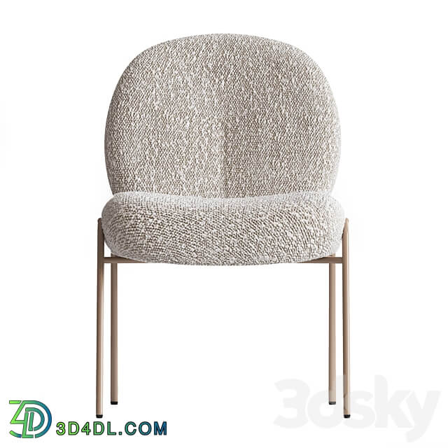 Freifrau NANA Upholstered fabric chair 3D Models 3DSKY