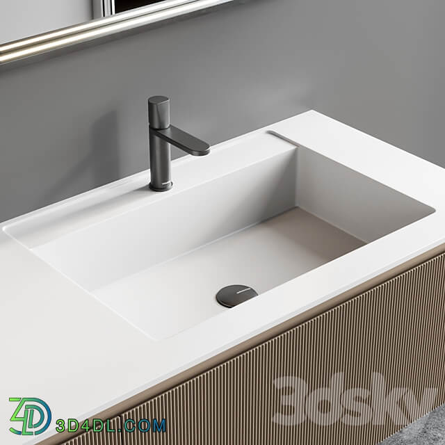 Antonio Lupi Design Binario 03 Vanity Unit Set 7 3D Models 3DSKY