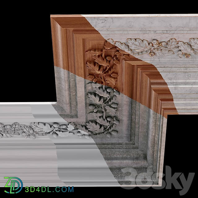 Decorative molding 03 3D Models 3DSKY