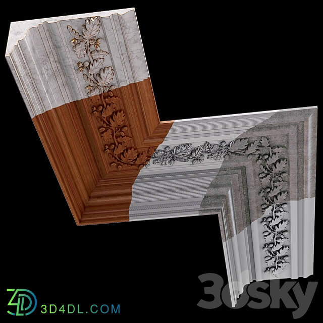 Decorative molding 03 3D Models 3DSKY