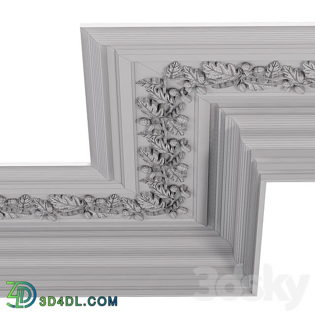 Decorative molding 03 3D Models 3DSKY