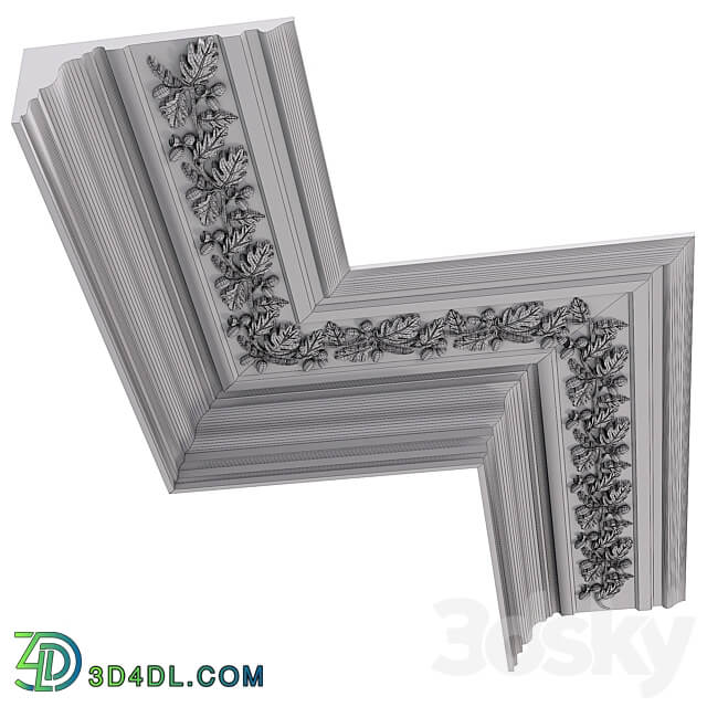 Decorative molding 03 3D Models 3DSKY