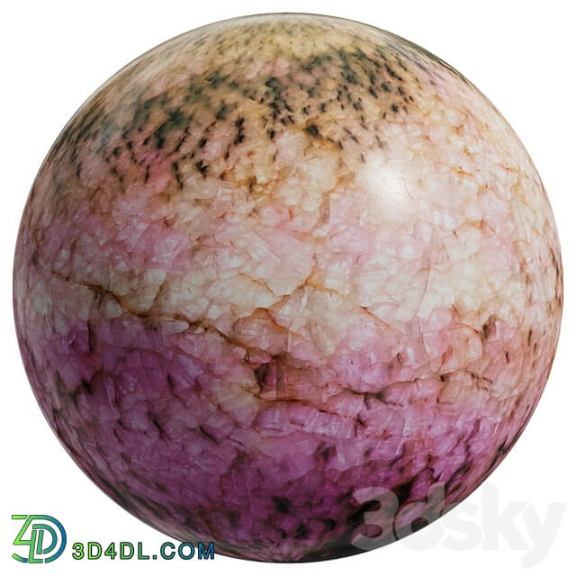 FB38 onyx pink diamond marble 2 Mat 80192 4096 3D Models