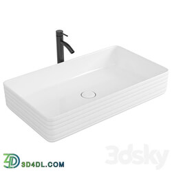 Countertop washbasin BelBagno BB1408 3D Models 3DSKY 