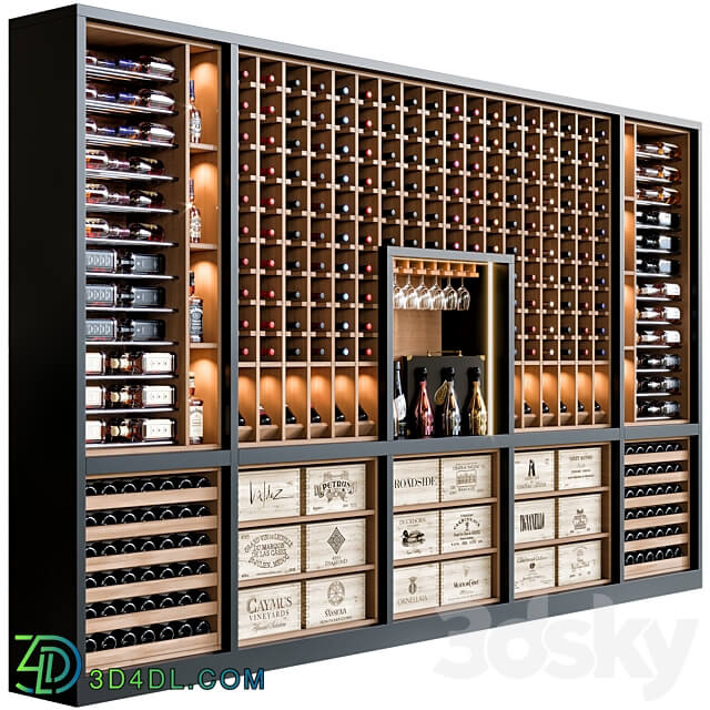 wine cellar 02 3D Models 3DSKY