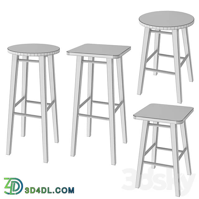 stools SMKA 3D Models