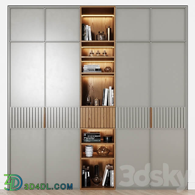 Contemporary Wardrobes 36 Wardrobe Display cabinets 3D Models 3DSKY